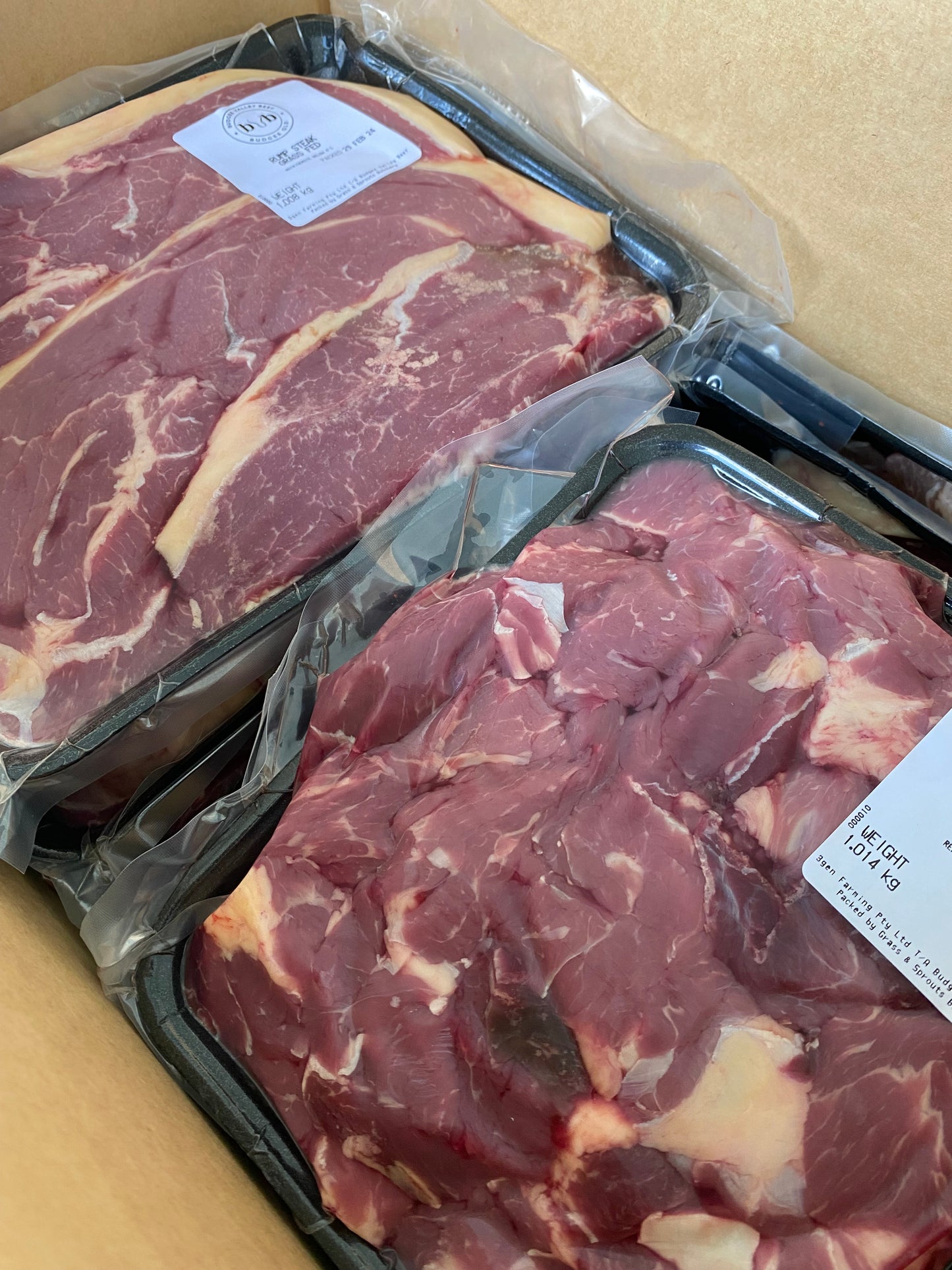 Whole grass fed beast