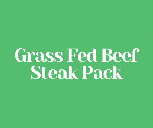 Grass Fed Beef Steak Pack