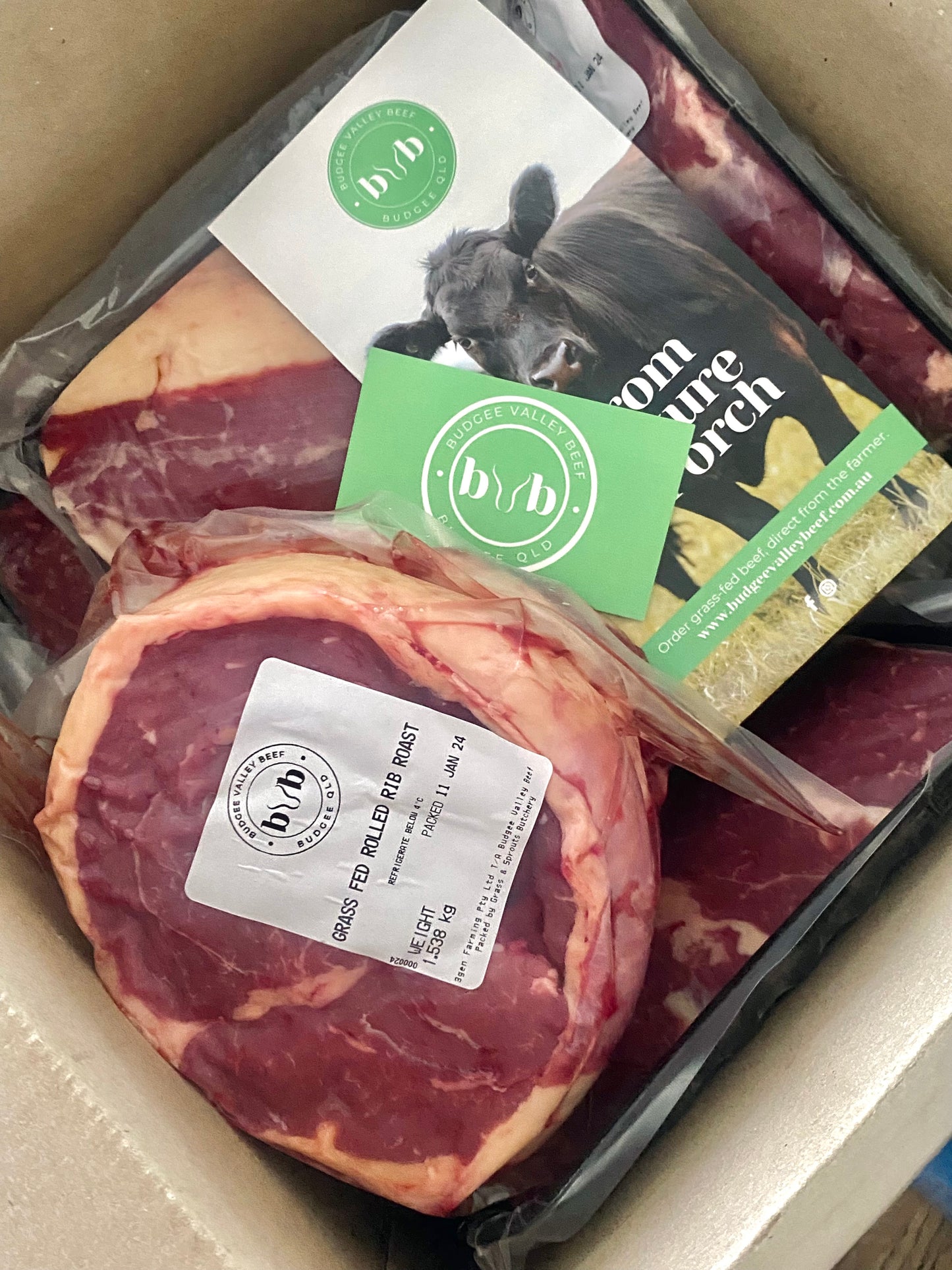 Budgee Taster Box Grass Fed Beef 10kg
