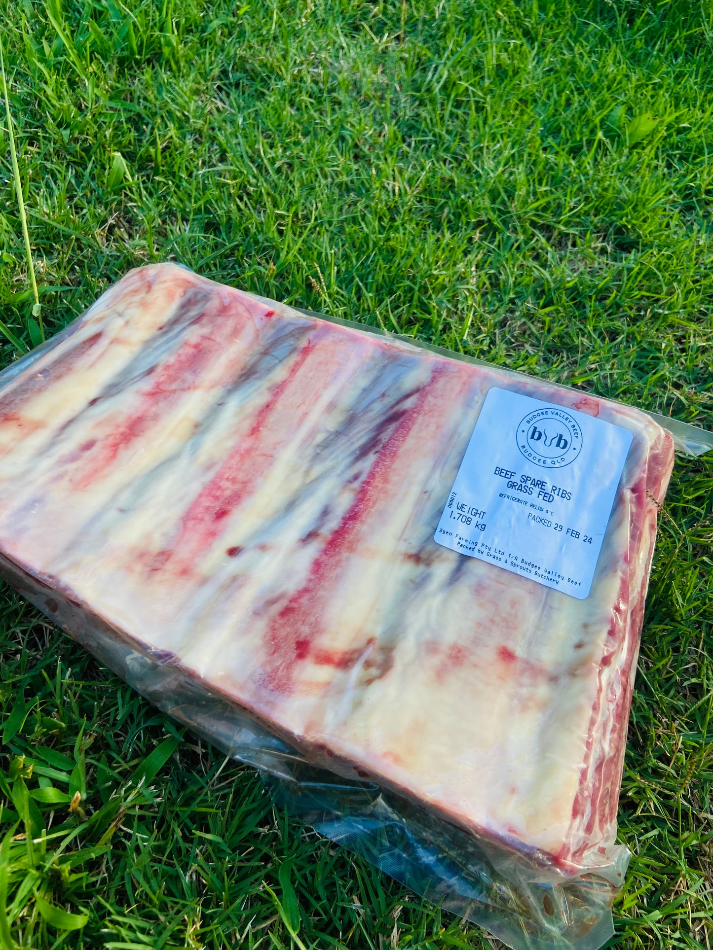 Whole grass fed beast