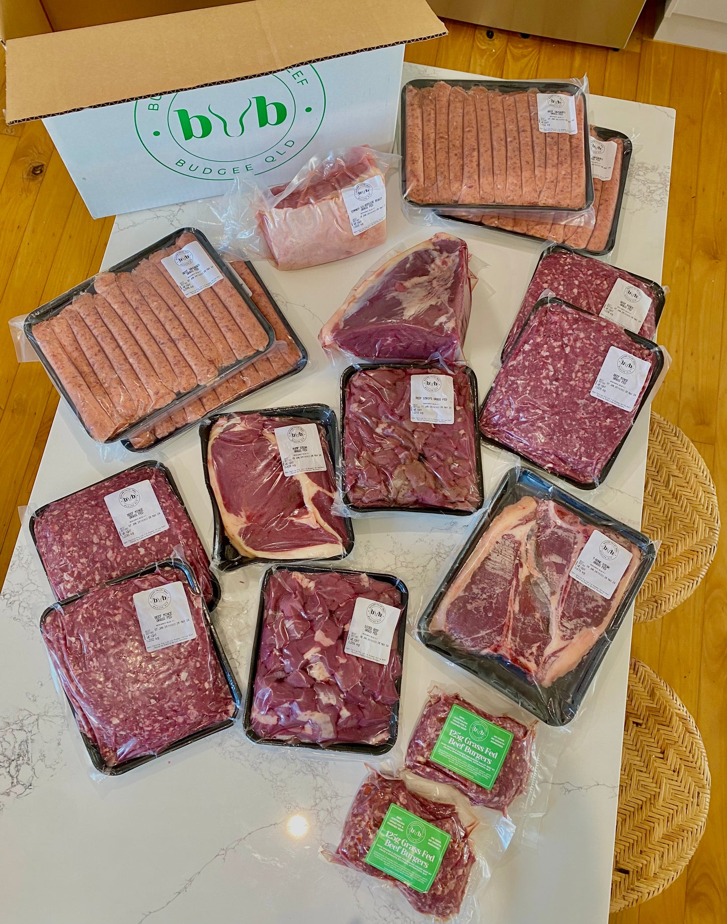 Family Favourites Box 15kg - Grass Fed Beef