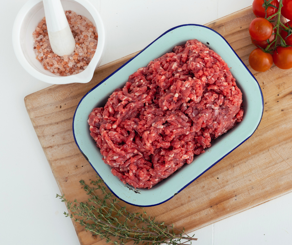 Grass fed mince 1kg pack