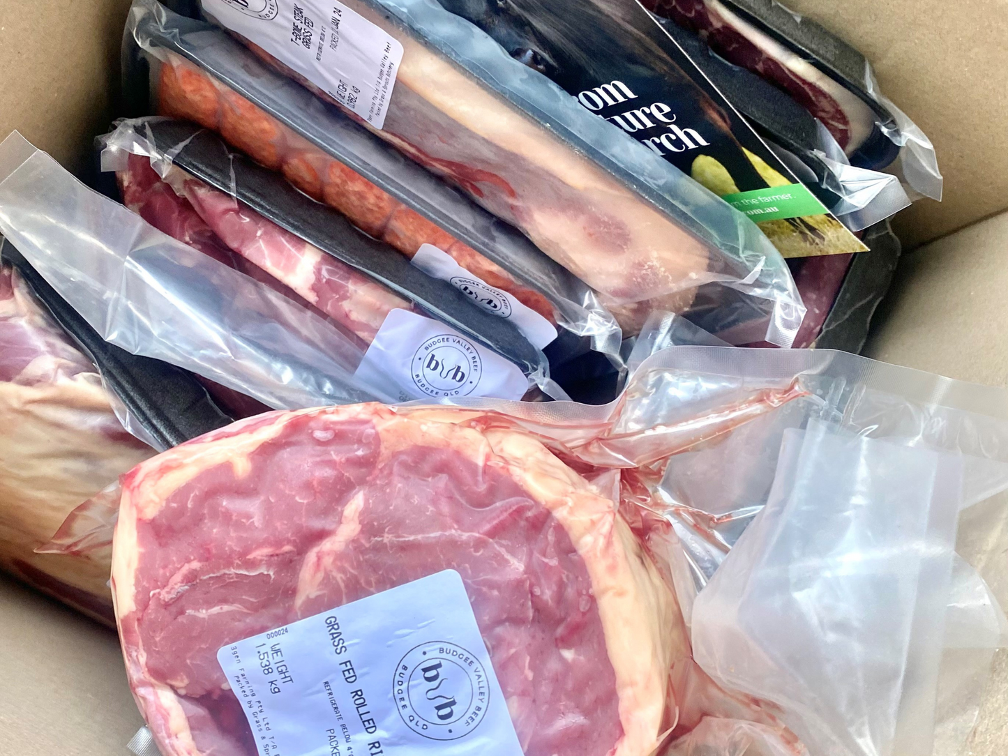 Budgee Taster Box Grass Fed Beef 10kg