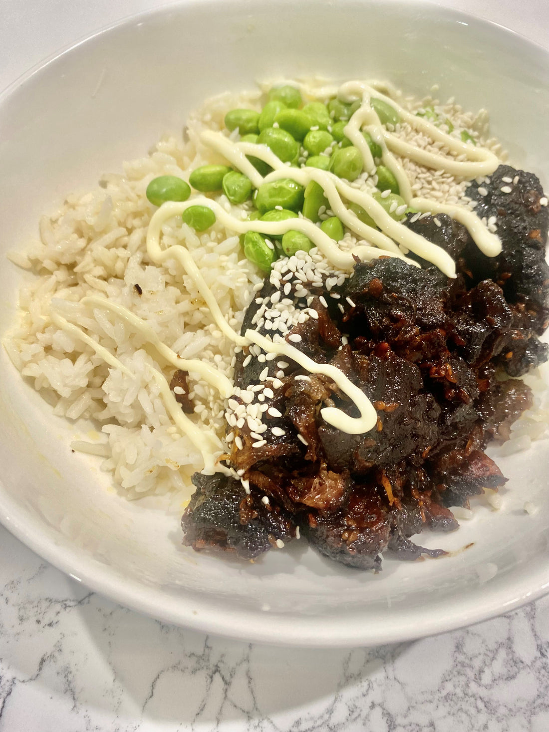 Asian Inspired Osso Bucco Rice Bowl