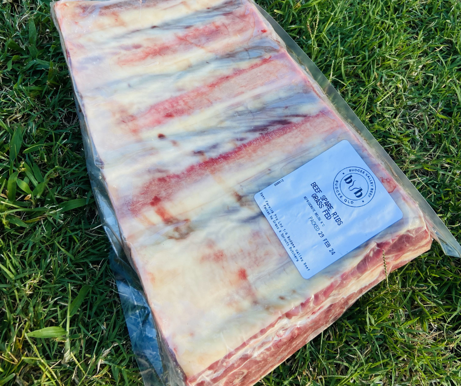 Grass Fed Beef Spare Ribs (1.5kg)