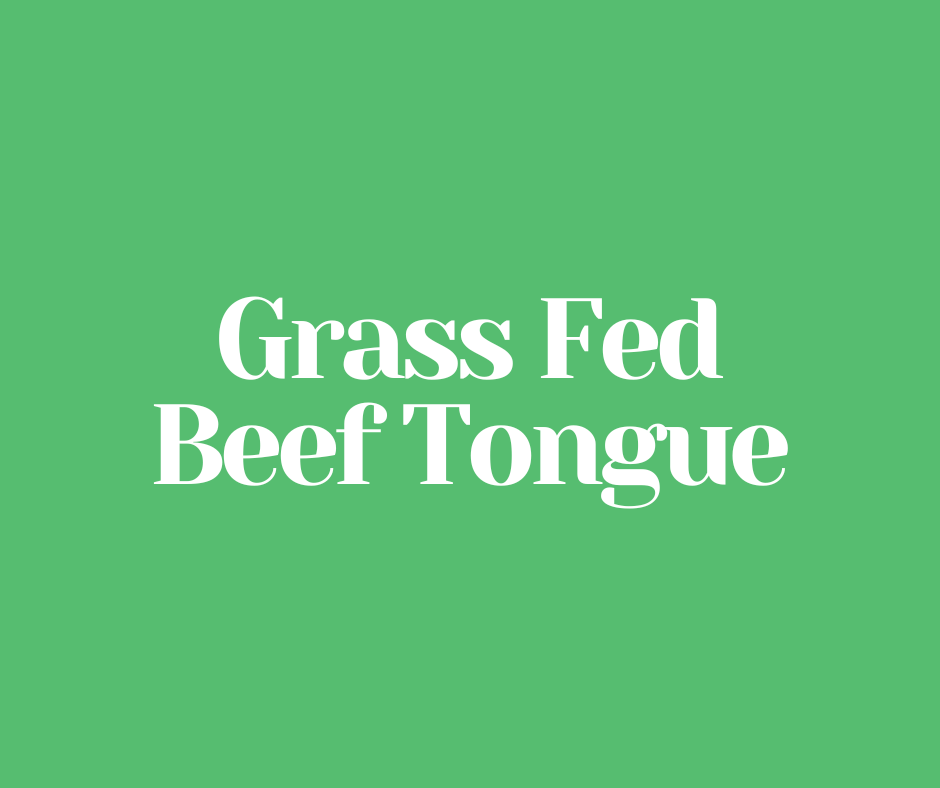 Grass Fed Beef Tongue – Budgee Valley Beef