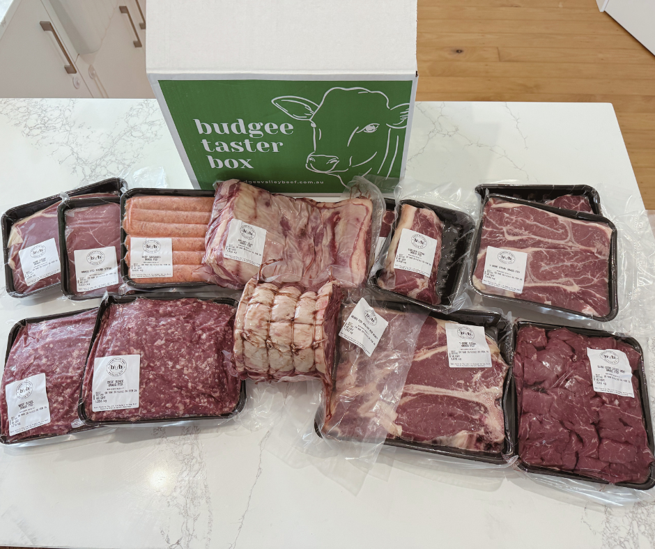 Budgee Taster Box Grass Fed Beef 10kg
